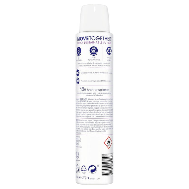 Rexona Invisible Desodorante Aerosol Antitranspirante para mujer Black&White 200 ml