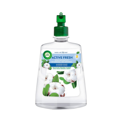 AIR WICK Active Fresh automatic air freshener Sea breeze, soft cotton, jasmine flower, lavender and lily with natural essential oils refill 228 ml