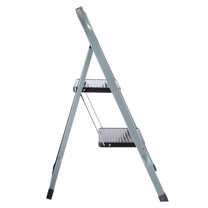 Metaltex PIRENEO folding ladder with 2 individual steps 47 x 53 x 83 cm Black 