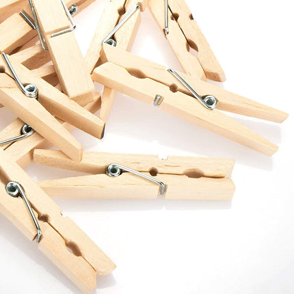 Lot 72 pieces of wooden clothespins, natural clothespins, wooden clothespins