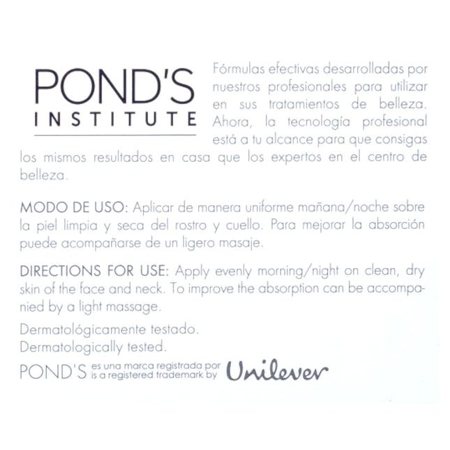 Ponds Institute Anti-Wrinkle Nourishing Cream with White Tea Extract and Oat Oil 50 ml Essential Care for Dry Skin 