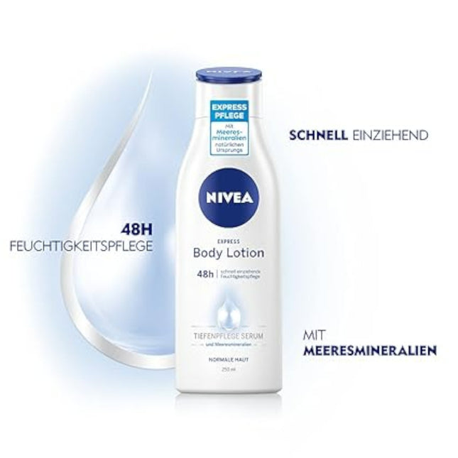 NIVEA Express Body Lotion 48h Crema corporal hidratante 400 ml