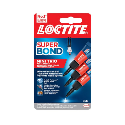 LOCTITE Pegamento Suber Bond 3 x 1gr