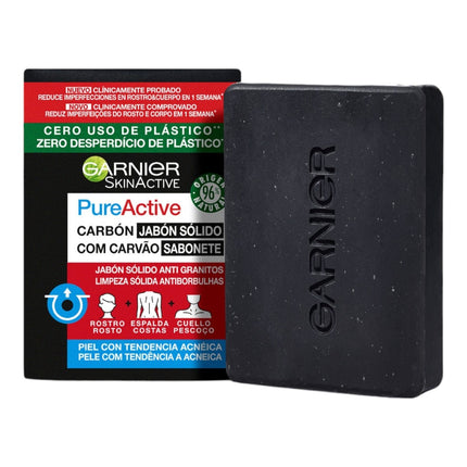 Garnier Pure Active Charcoal Solid Soap 100 gr 