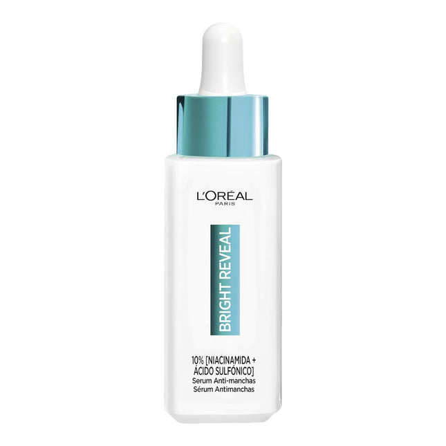 L'OREAL PARIS Bright Reveal anti-dark spot serum with niacinamide + amino-sulfonic acid dosing pump 30 ml 