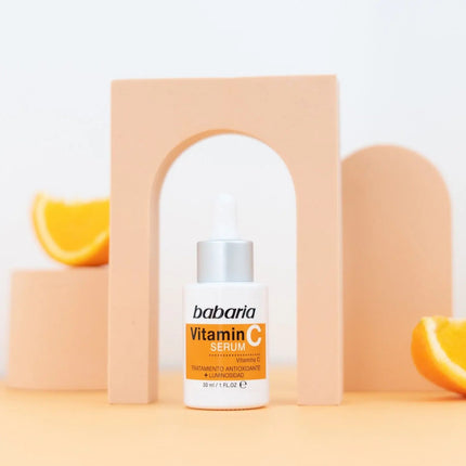 Babaria Sérum tratamiento antioxidante aumenta el brillo y reduce las manchas por edad vitamina C tratamiento antioxidante + luminosidad dosificador 30 ml