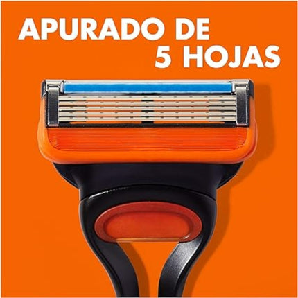 Gillette Fusion5 Recambios Para Maquinillas De Afeitar Para Hombre, 4 Recambios Para Máquina De Afeitar