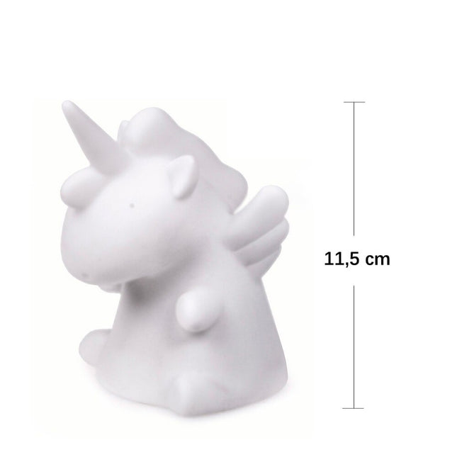 Plastic Unicorn LED Light Automatic Color Changing Night Lamp for Bedroom 