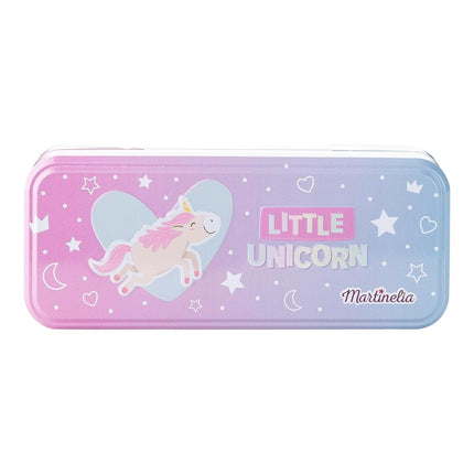 MARTINELIA Estuche Belleza en Lata 3 Pisos Martinelia Little Unicorn 22x9x4 cm