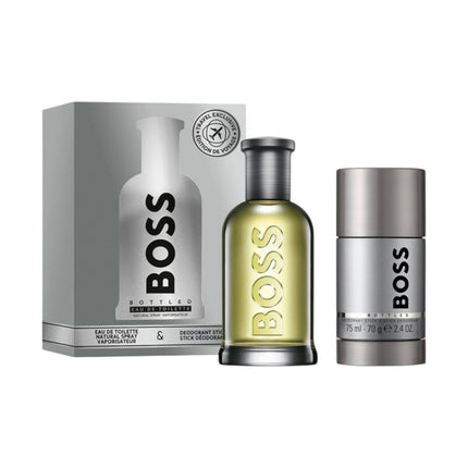 Hugo Boss BOSS BOTTLED Estuche de viaje Cofre de regalo de Eau de Toilette 100 ml + deodorant stick 75 ml