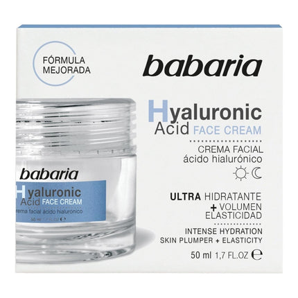 Babaria Acido Hialurónico Crema Facial Ultra Hidratante Cremas hidratantes faciales 50 ml