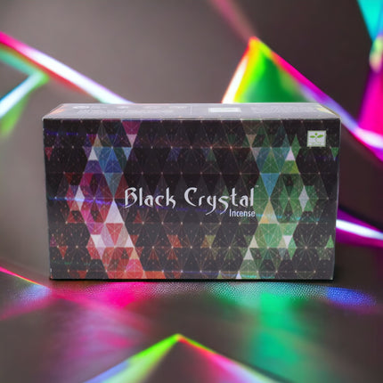 Satya Pack of 12 boxes 15g of Black Crystal Incense 