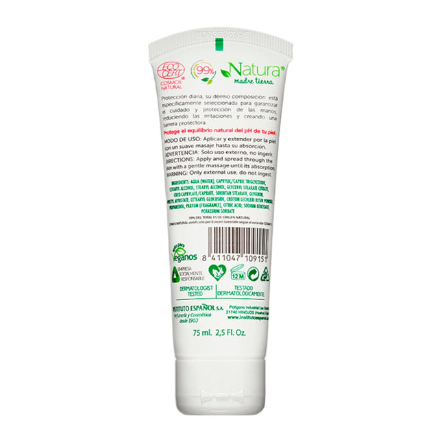 SPANISH INSTITUTE Natura Mother Earth Hand Cream Naturally healthy 75 ml 