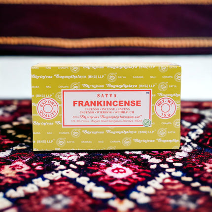 Satya Pack of 12 boxes 15g of Frankincense 