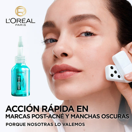 L'OREAL PARIS Bright Reveal exfoliante facial anti-manchas con AHA + BHA + PHA tubo 25 ml