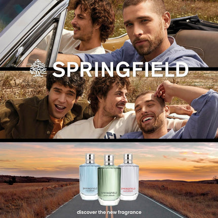 Springfield Green Attitude Eau de Toilette for Men Young and Casual Fragrance Aromatic and Woody Notes Ideal for Daily Use 100 ml 