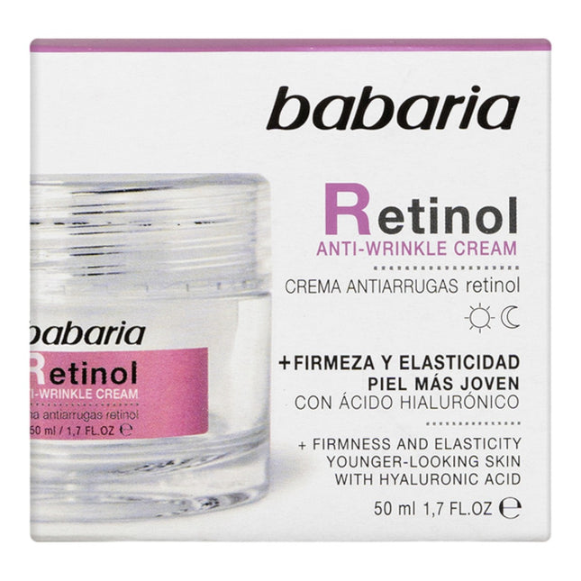 Babaria Crema facial antiarrugas Retinol 50 ml