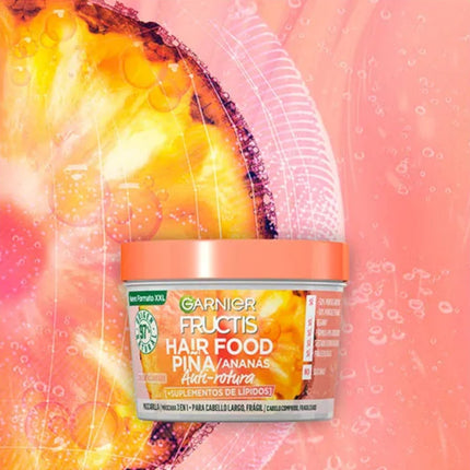 Garnier Fructis Hair Food Masks Pineapple 3 in 1 intensive hair mask with/without rinsing for long and fragile hair 400ml 