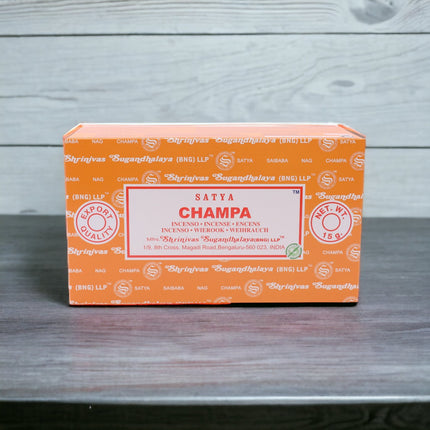 Satya Pack of 12 boxes 15g of Champa Incense 