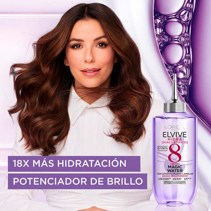 L'OREAL PARIS Elvive Tratamiento fluido lamelar 8 segundos Magic Water Pelo sin vida deshidratado 200 ml