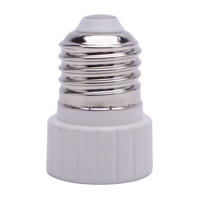 E27 a GU10 Adaptador de enchufe Convertidor socket portalámparas Base de lámpara para bombillas LED y bombillas incandescentes o bombillas fluorescentes compactas Clase de eficiencia energética A+