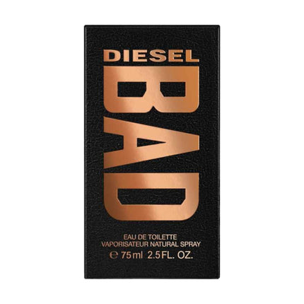 DIESEL BAD spray Vaporizer Eau de Toilette cologne for men 75 ml 