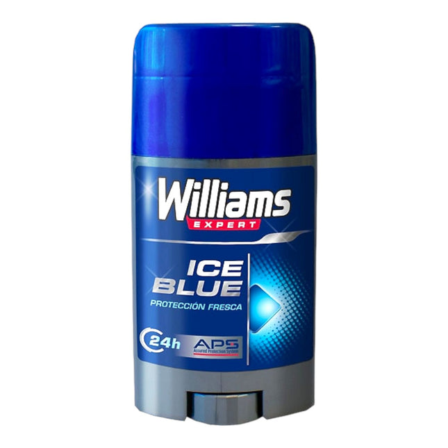 Williams desodorante de hombre barra Desodorante Ice Blue 24h en stick Ice blue 75 ml