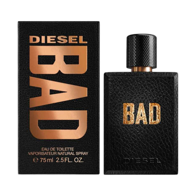 DIESEL BAD spray Vaporizer Eau de Toilette cologne for men 75 ml 