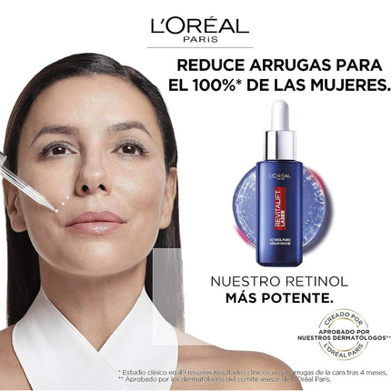 L'ORÉAL PARIS Revitalift Laser sérum de noche retinol puro arrugas profundas dosificador 30 ml