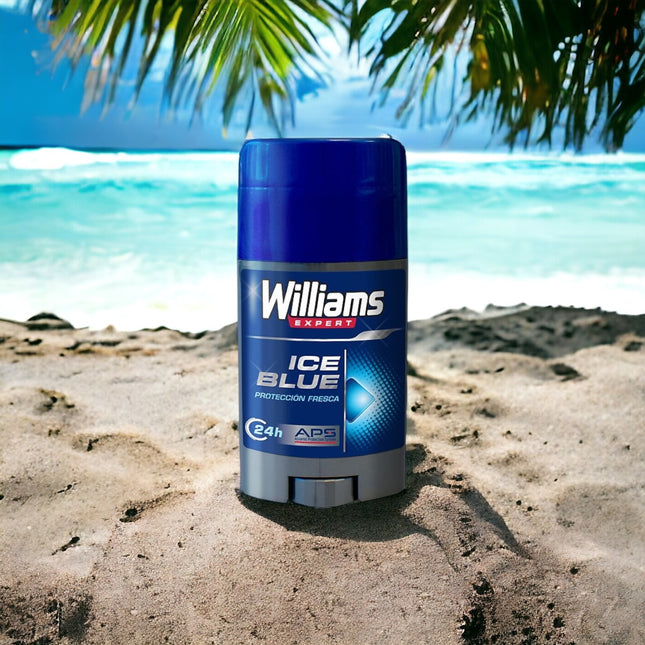 Williams desodorante de hombre barra Desodorante Ice Blue 24h en stick Ice blue 75 ml