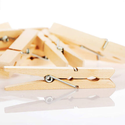 Lot 72 pieces of wooden clothespins, natural clothespins, wooden clothespins