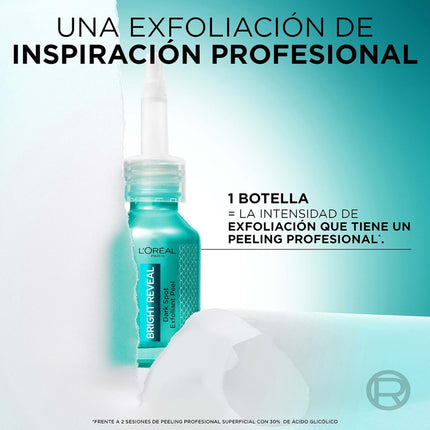 L'OREAL PARIS Bright Reveal exfoliante facial anti-manchas con AHA + BHA + PHA tubo 25 ml