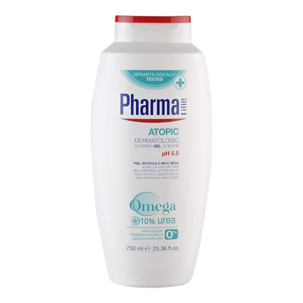 PHARMALINE gel de baño piel atópica con Omega 3 & 6 y Urea 750 ml