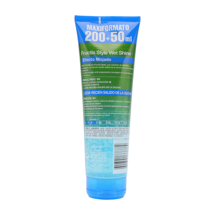 GARNIER Fructis Style Wet Shine Gel Efecto Mojado 250ml