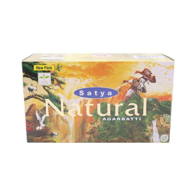 Satya Pack of 12 boxes 15g of Natural Incense 