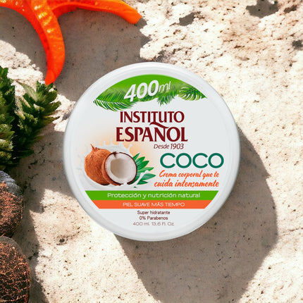 SPANISH INSTITUTE Coconut Body Moisturizing Cream Jar 400 ml 