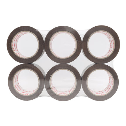 Pack of 6 packing tapes Brown Seal Adhesive packing tape 