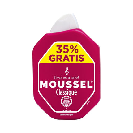 MOUSSEL Classique Gel de Ducha con espuma y aroma suave aporta cada día frescor y bienestar a toda la familia 900 ml