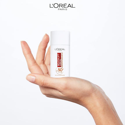 L'OREAL PARIS Revitalift Clinical Crema Hidratante Anti-UV SPF50+ Diario con Vitamina C 50 ml