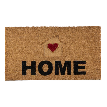 Doormat for Home Entrance Door Non-Slip Rubber Base 100% Natural Coconut Fiber Material Home Decoration 40 x 70 cm Original and Fun Coconut Fiber Mat 