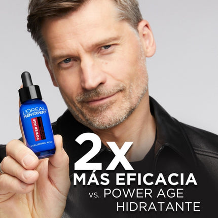 L'OREAL MEN EXPERT Sérum hialurónico anti-edad Power Age Para pieles envejecidas, secas y apagadas 30 ml