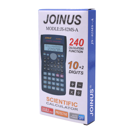 JOINUS Scientific Calculator 240 Function Calculations 12 Digits Dual Display Business School Office Pocket Calculator 