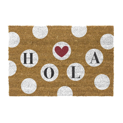 Doormat for Home Entrance Door Non-Slip Rubber Base 100% Natural Coconut Fiber Material Home Decoration 40 x 70 cm Original and Fun Coconut Fiber Mat 