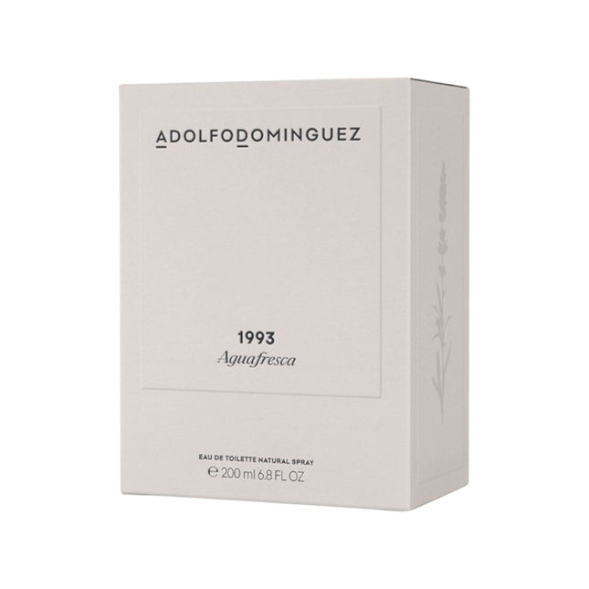 ADOLFO DOMINGUEZ Agua Fresca Eau De Toilette from the 1993 Natural Collection Perfume for Men 200 ml 