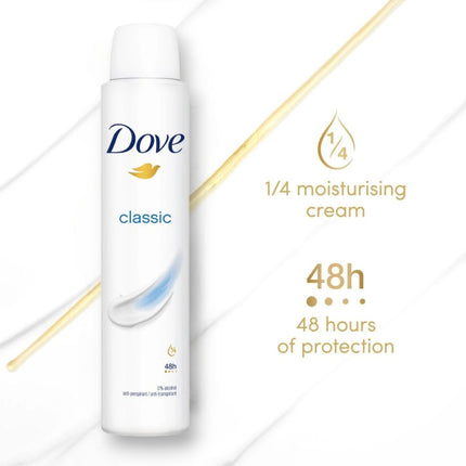 DOVE Classic deodorant for women Women Antiperspirant 48h Deodorant 200 ml 