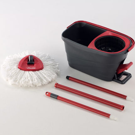 VILEDA Turbo Smart cleaning set with complete mop + bucket with wringer 