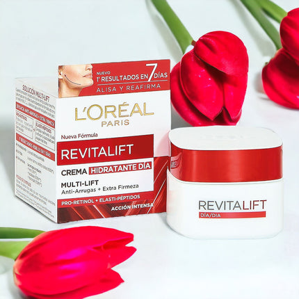 L'ORÉAL PARIS Dermo Expertise Revitalift Crema Día reafirmante y antiarrugas para todo tipo de pieles - 50 ml