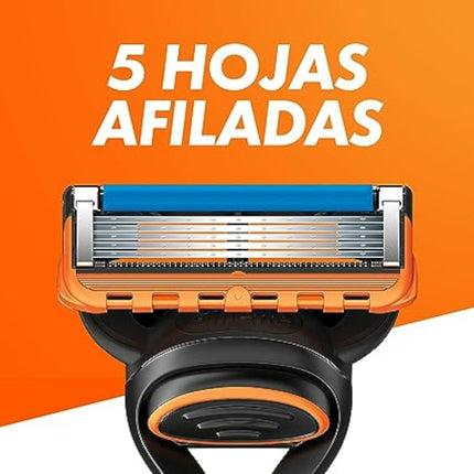 Gillette Fusion5 Cuchillas Para Maquinillas De Afeitar Para Hombre, 4 Recambios Para Máquina De Afeitar