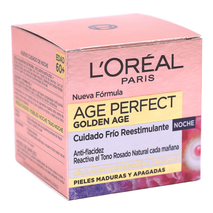 L'OREAL PARIS Age Perfect Golden Age Crema de noche fortificante piel madura y apagada 50 ml