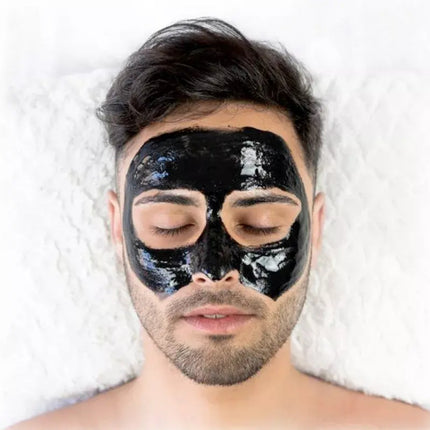 Barbaria Mascarilla Negra Black Mask con Estracto de Pepino y Carbón Vegetal para una piel limpia, hidratada y limpia de impurezas  y detoxificada 100 ml